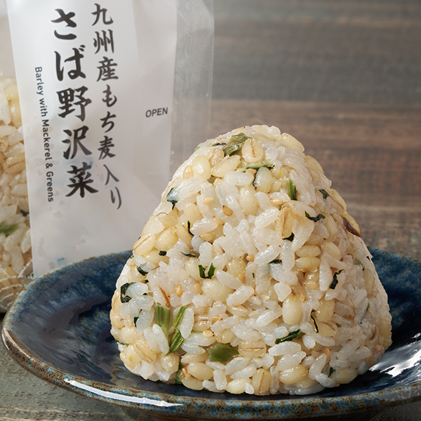 もち麦 さば野沢菜 おにぎり 156円（税込168円） ファミリーマート FamilyMart