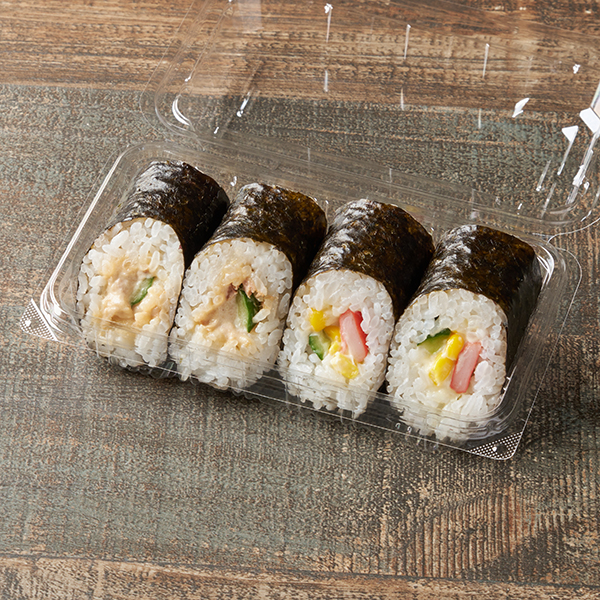 ツナサラダ巻とカニカマコーン巻 寿司 426円（税込460円） ファミリーマート FamilyMart