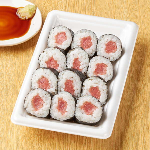 天然まぐろのねぎとろ細巻