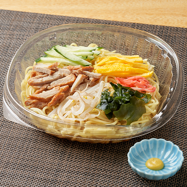 定番！特製醤油だれ 6種具材の冷し中華 麺類 536円（税込578円） ファミリーマート FamilyMart