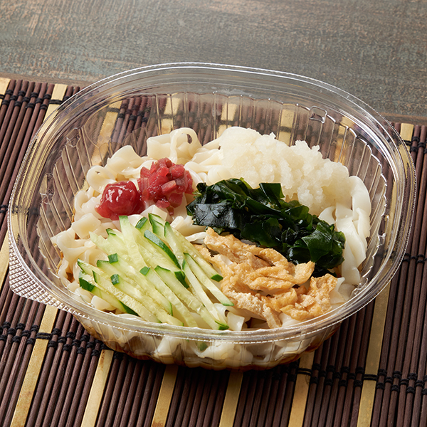 北海道産小麦の小麦粉使用 冷し梅おろしきしめん