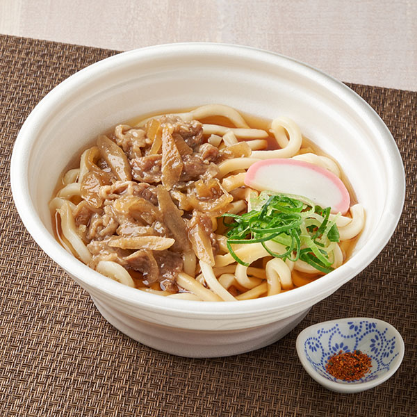 牛肉ごぼうの甘辛仕立て 牛肉うどん 麺類 554円（税込598円） ファミリーマート FamilyMart