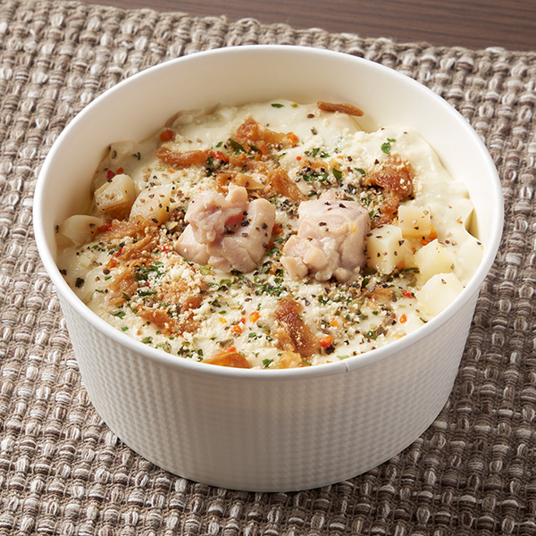 チキンクリームスープパスタ