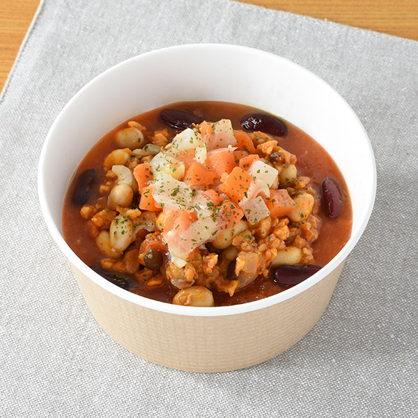 【東京都の一部・神奈川県の一部】豆と野菜のジンジャートマトスープ 惣菜 462円（税込498円） ファミリーマート FamilyMart