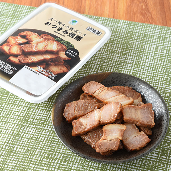 炙り焼きの香ばしさおつまみ焼豚 惣菜 369円（税込398円） ファミリーマート FamilyMart