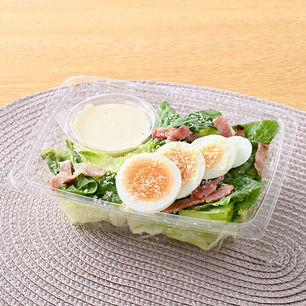 【東海・北陸】ロメインレタス使用 ゆで玉子のシーザーサラダ サラダ 323円（税込348円） ファミリーマート FamilyMart
