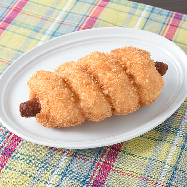 手巻きソーセージドーナツ パン 158円（税込170円） ファミリーマート FamilyMart