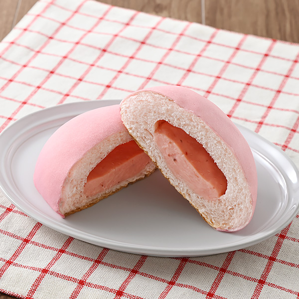 もちっと食感のいちごパン