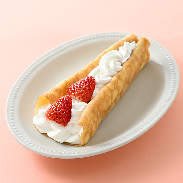 いちごのクレープ