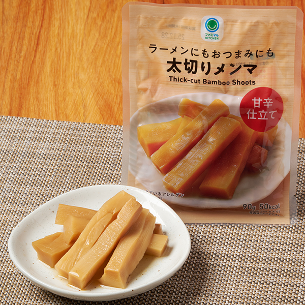 ラーメンにもおつまみにも 太切りメンマ