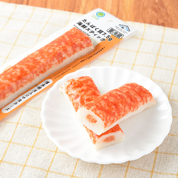 たんぱく質7.5g海鮮スティック 博多明太入りマヨネーズ