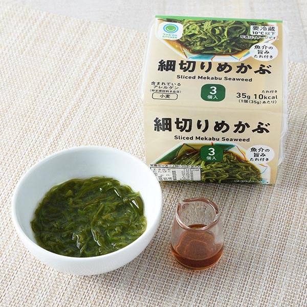 細切りめかぶ 3個入 241円（税込260円） ファミリーマート FamilyMart