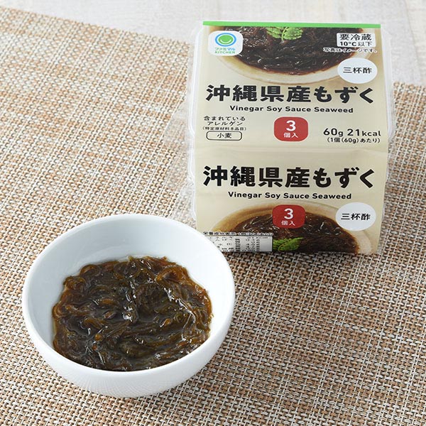沖縄県産もずく 3個入 221円（税込238円） ファミリーマート FamilyMart