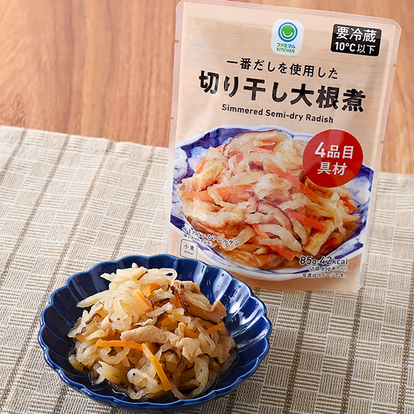 一番だしを使用した切り干し大根煮 惣菜 139円（税込150円） ファミリーマート FamilyMart