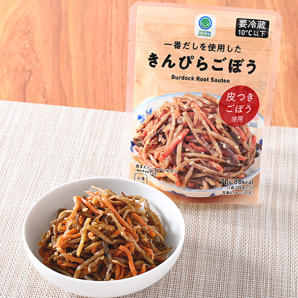 一番だしを使用したきんぴらごぼう 惣菜 149円（税込160円） ファミリーマート FamilyMart