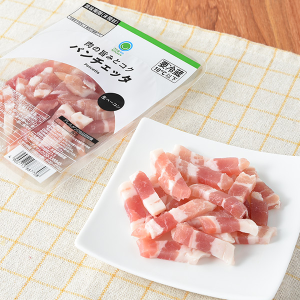 肉の旨みとコクパンチェッタ 218円（税込235円） ファミリーマート FamilyMart