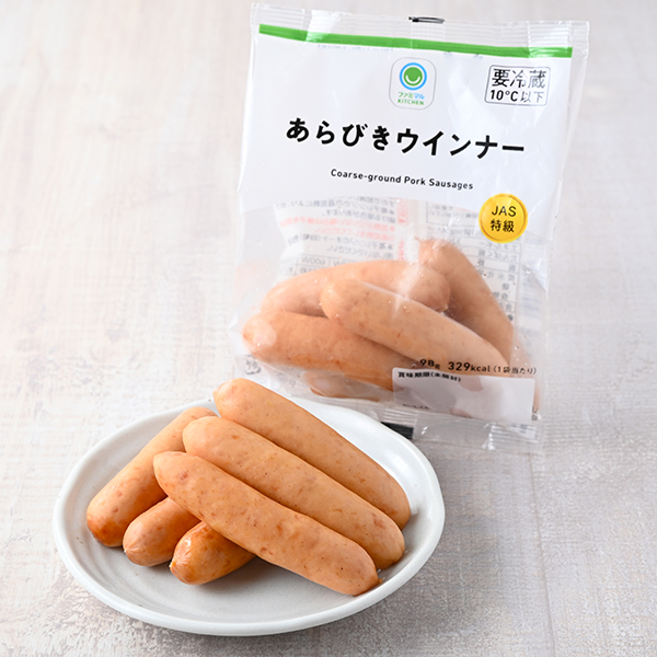 あらびきウインナー 181円（税込195円） ファミリーマート FamilyMart