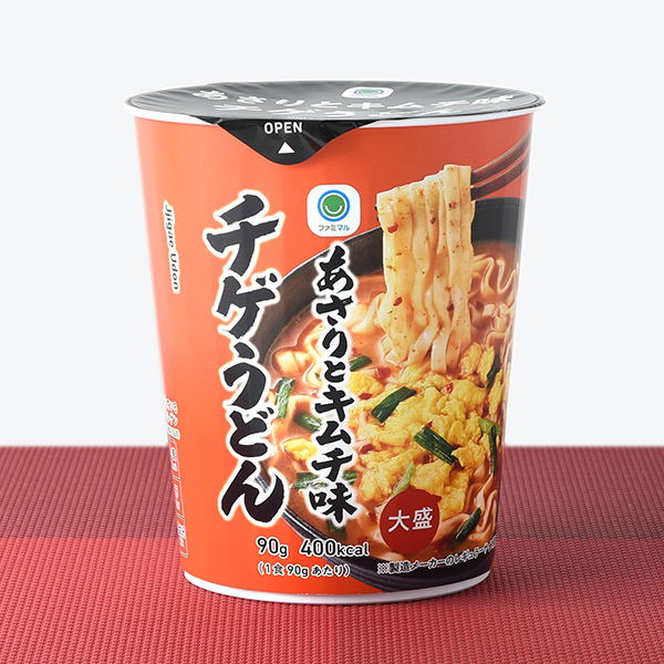 あさりとキムチ味チゲうどん