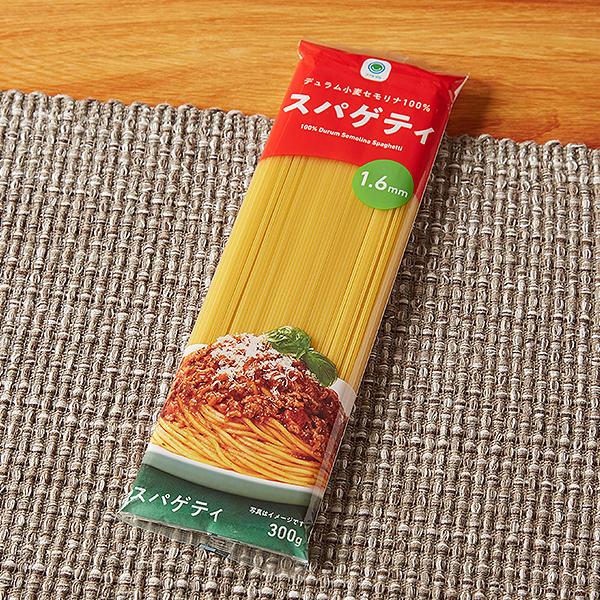 デュラム小麦セモリナ100%スパゲティ 1.6mm 184円（税込198円） ファミリーマート FamilyMart