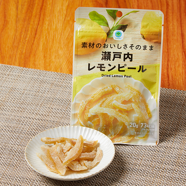 素材のおいしさそのまま瀬戸内レモンピール 菓子 167円（税込180円） ファミリーマート FamilyMart