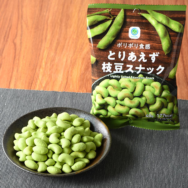ポリポリ食感とりあえず枝豆スナック 菓子 128円（税込138円） ファミリーマート FamilyMart