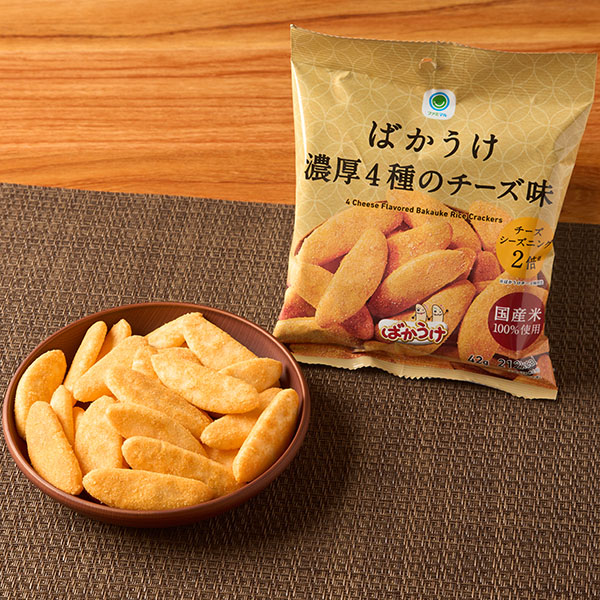 ばかうけ濃厚4種のチーズ味 菓子 128円（税込138円） ファミリーマート FamilyMart