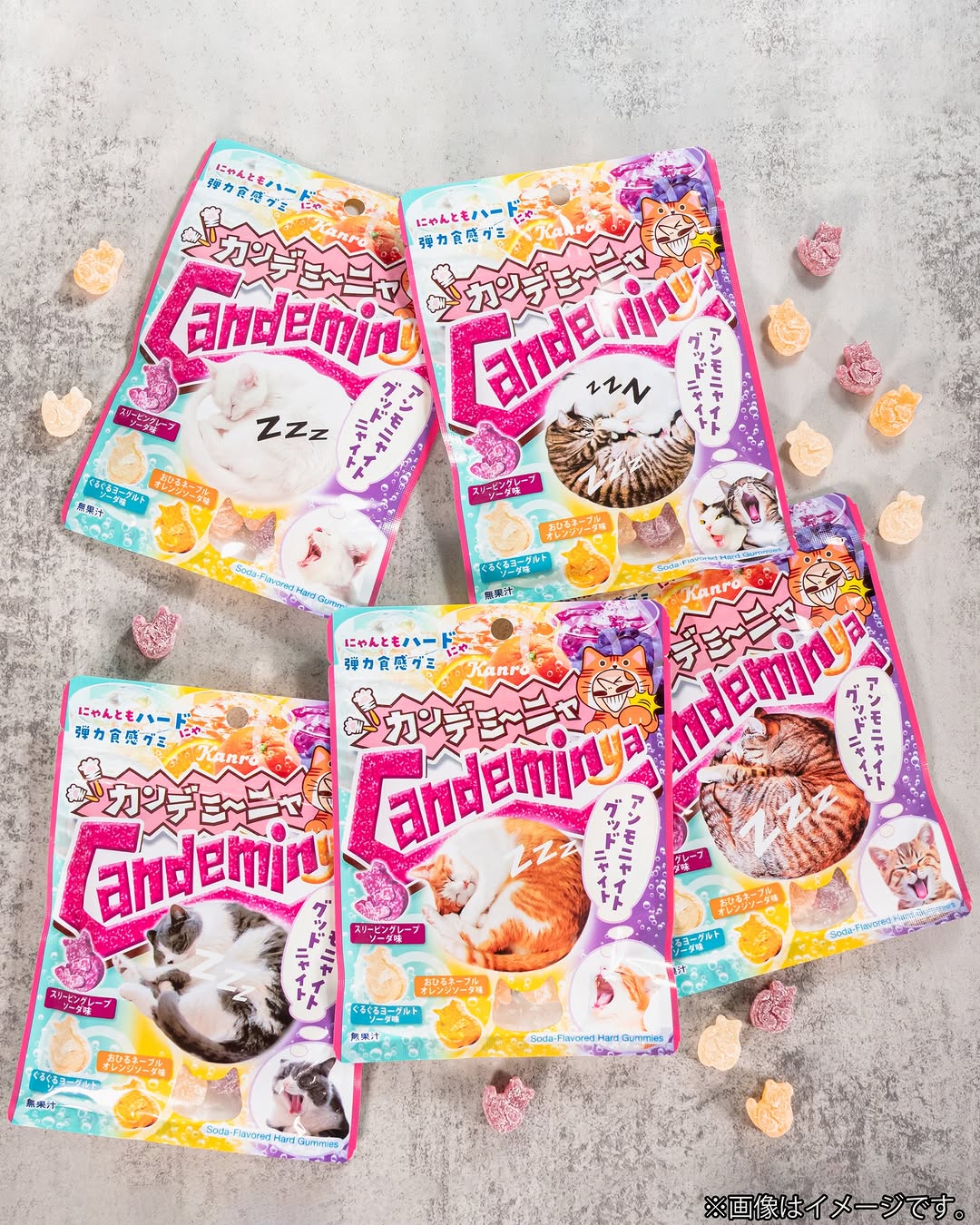 カンデミーニャ 猫型グミ ファミリーマート