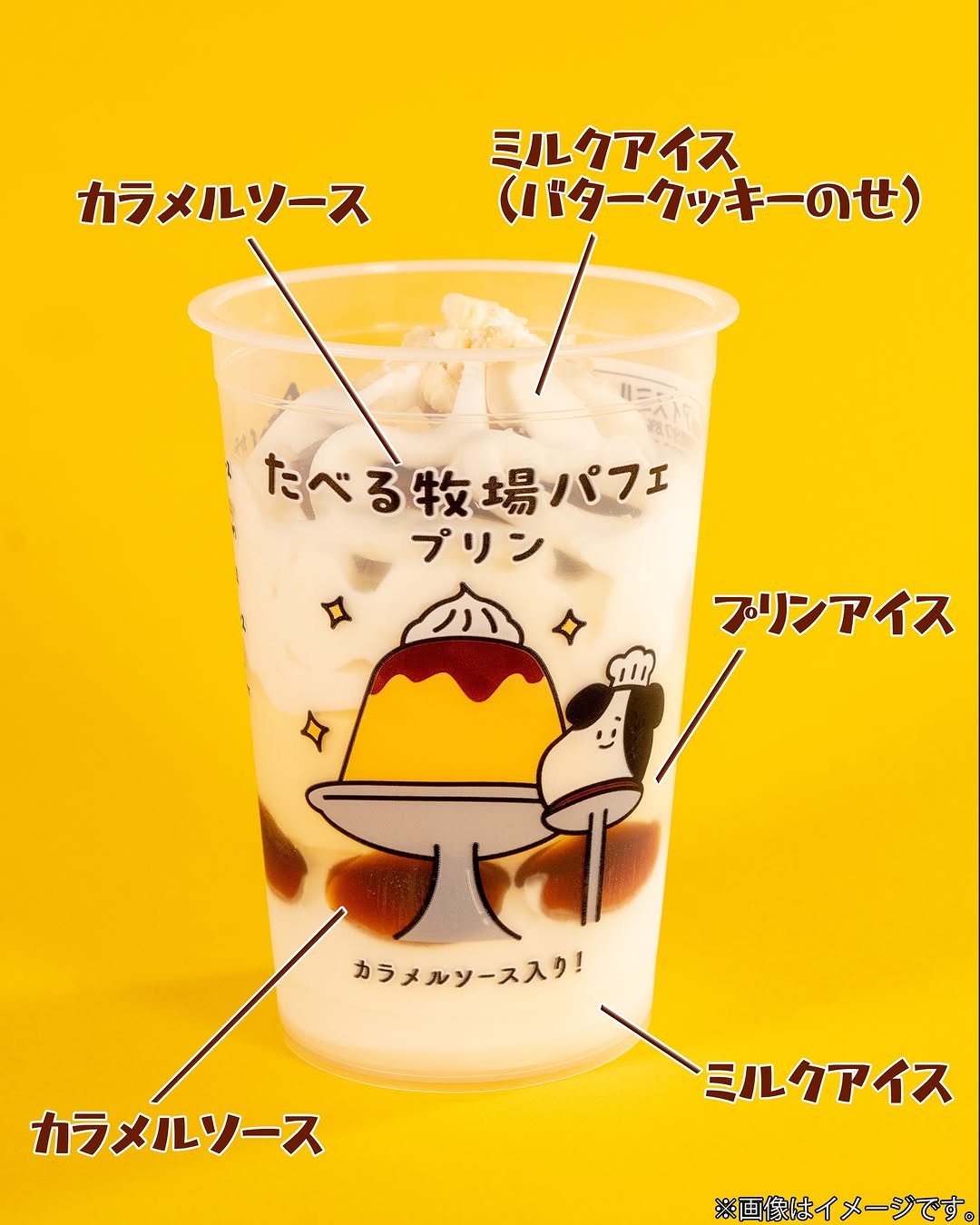 たべる牧場パフェ ファミリーマート アイス