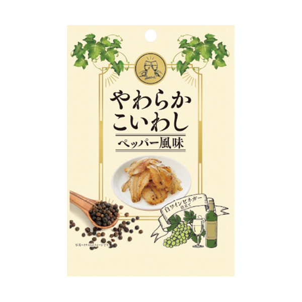 谷貝 やわらかこいわしペッパー風味 菓子 198円（税込213円） ファミリーマート FamilyMart
