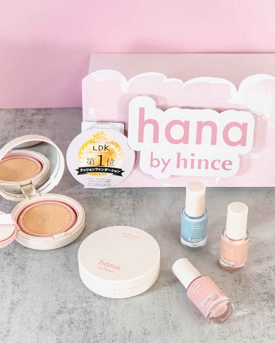 hanabyhince クッションファンデ