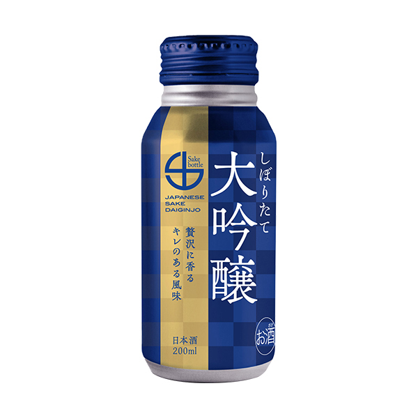 日本盛 サケボトル しぼりたて大吟醸 200ml