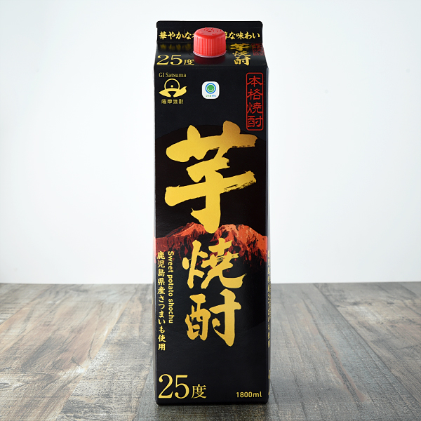 芋焼酎25°パック 1800ml 酒 1,453円（税込1,598円） ファミリーマート FamilyMart