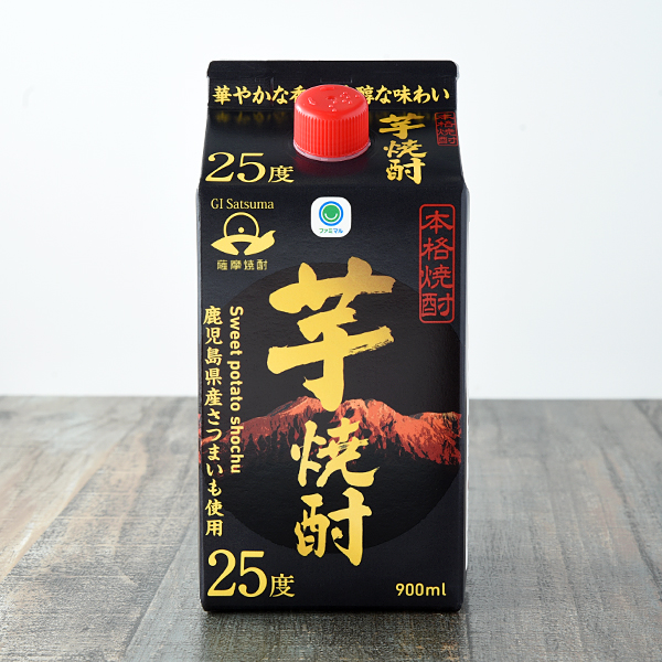 芋焼酎25°パック 900ml