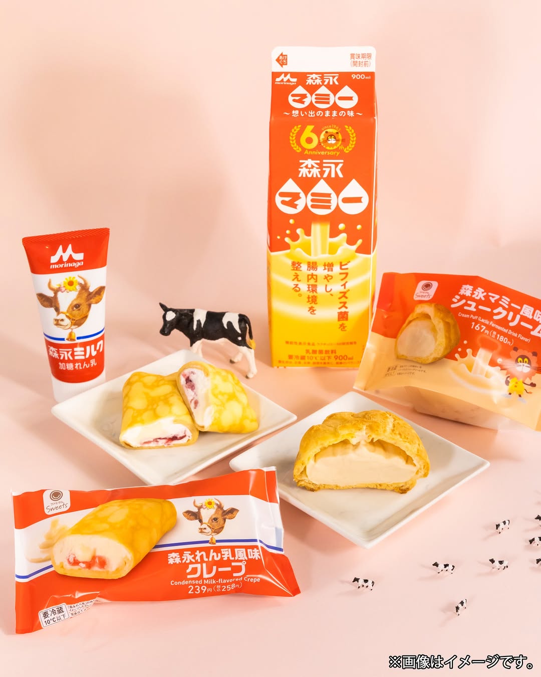 森永マミーと森永加糖れん乳のコラボスイーツ