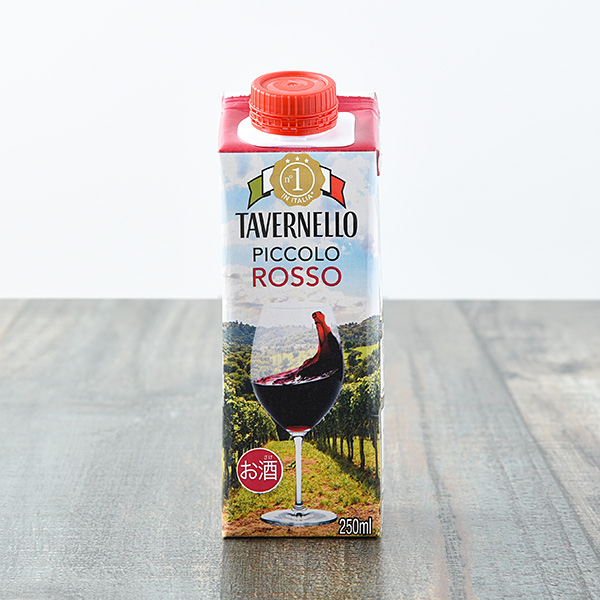 タヴェルネッロ ピッコロ ロッソ 250ml 酒 287円（税込315円） ファミリーマート FamilyMart