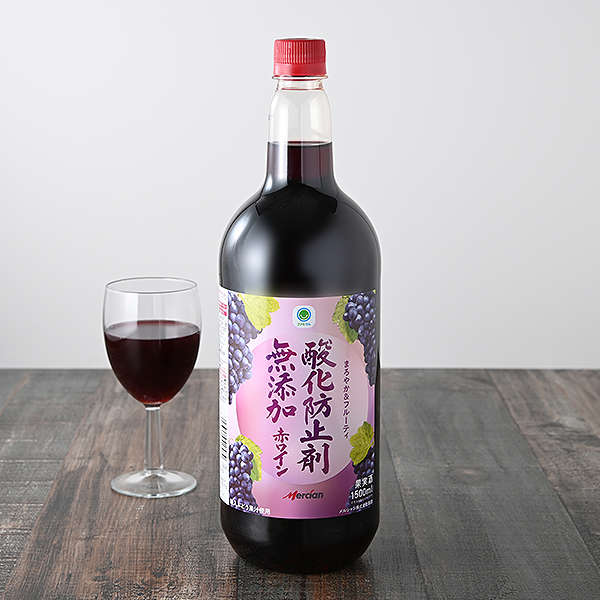 酸化防止剤無添加 赤ワイン 1500ml 酒 880円（税込968円） ファミリーマート FamilyMart