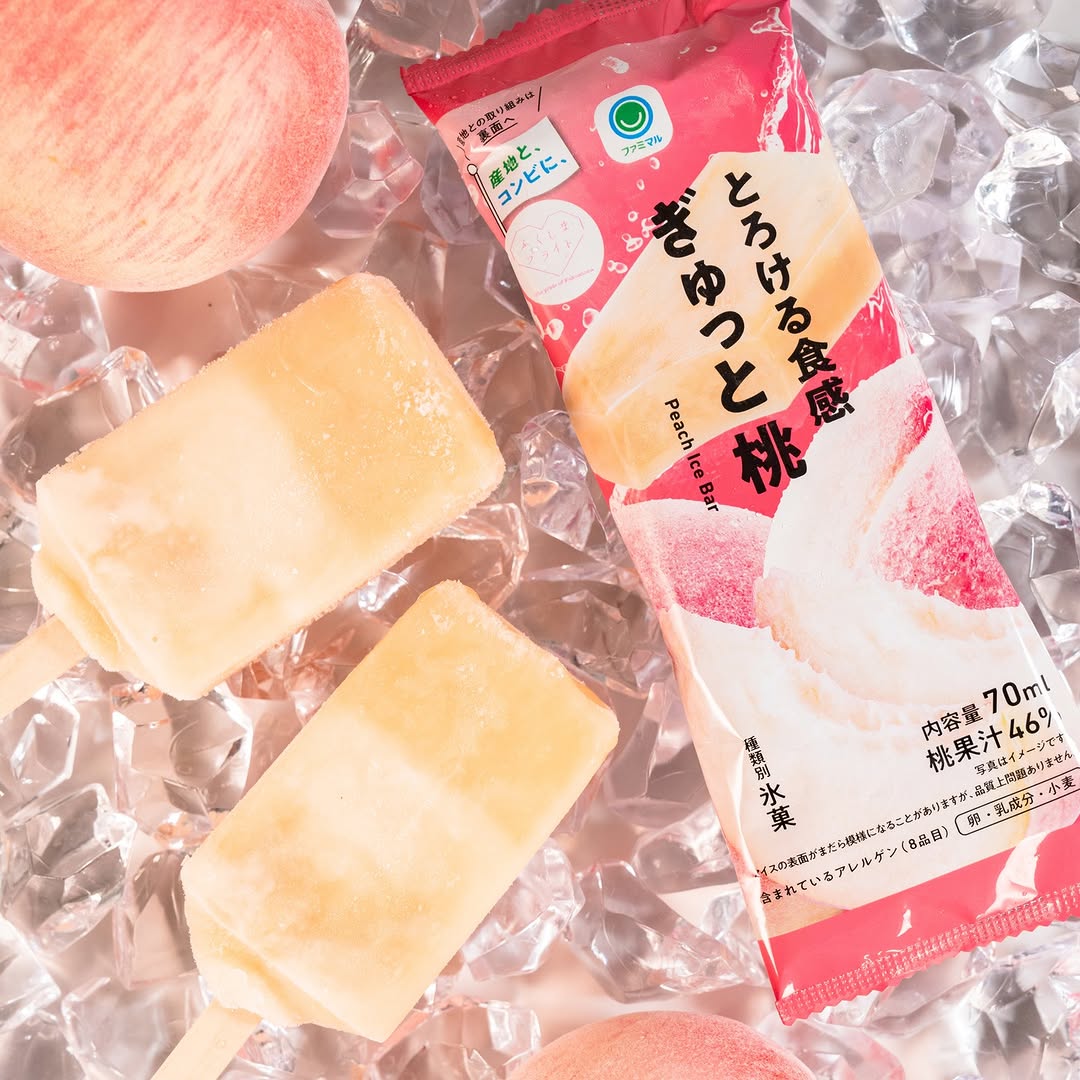桃ファミマルファミマアイスコンビニアイスfamilymartアイス部