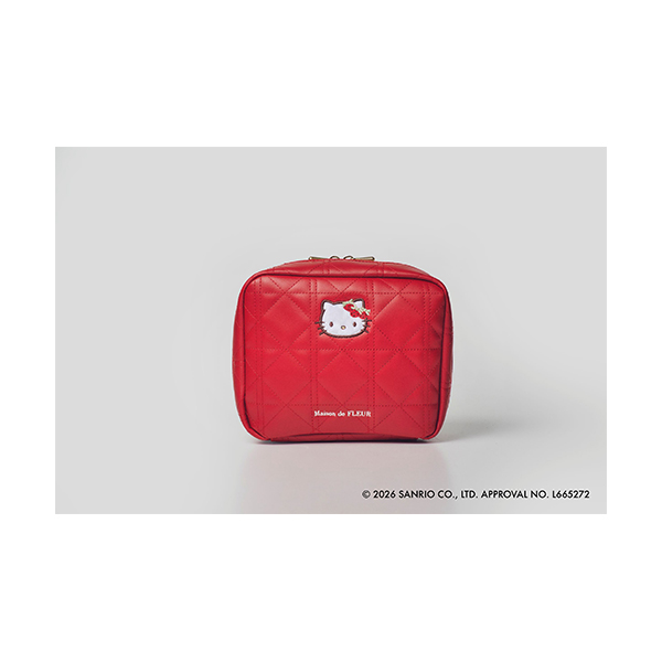 Maison de FLEUR × HELLO KITTY いちご宝物ケースBOOK RED エンタメ 3,690円（税込4,059円） ファミリーマート FamilyMart