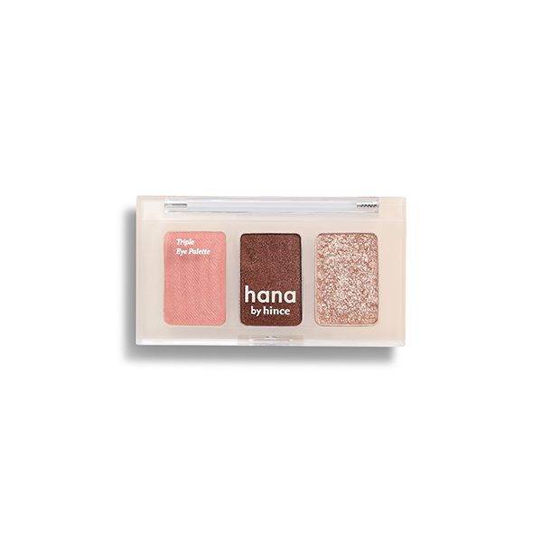 hana by hince トリプルアイパレット 01モモ