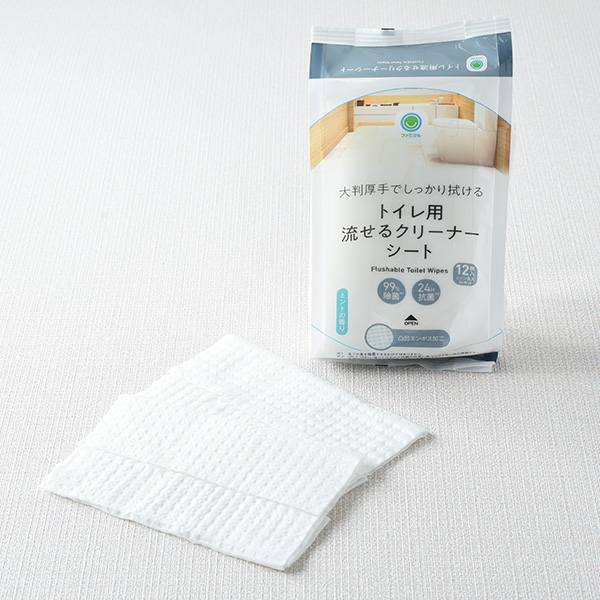 トイレ用流せるクリーナーシート 日用品 180円（税込198円） ファミリーマート FamilyMart