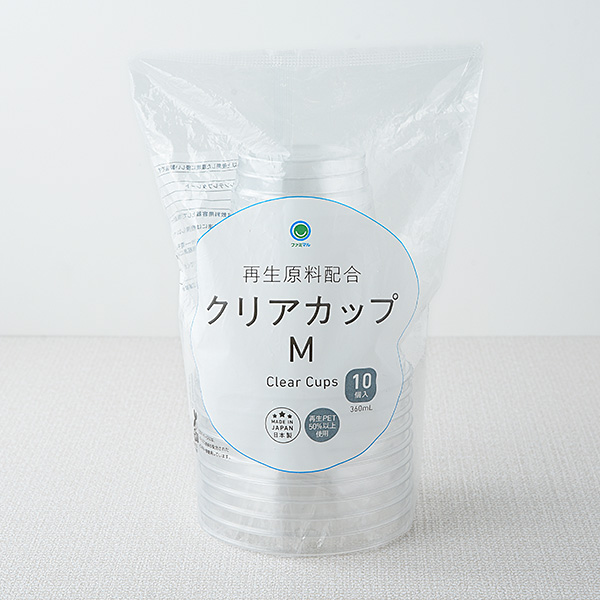クリアカップM 10個入 日用品 226円（税込248円） ファミリーマート FamilyMart