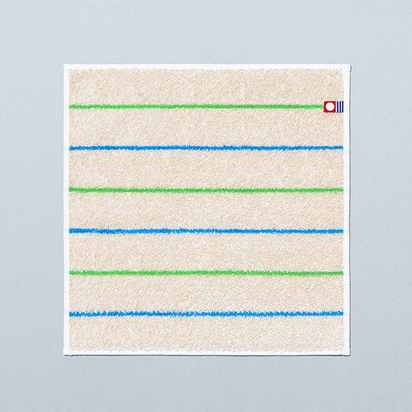 今治タオルハンカチ オートミール・コンビニストライプ 日用品 635円（税込698円） ファミリーマート FamilyMart